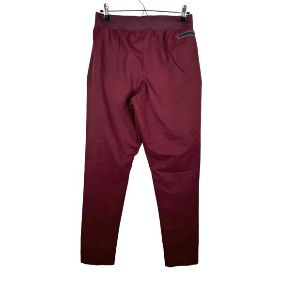 Men's UA Unstoppable Tapered Pants maroon athleisure sz M - Picture 4 of 11
